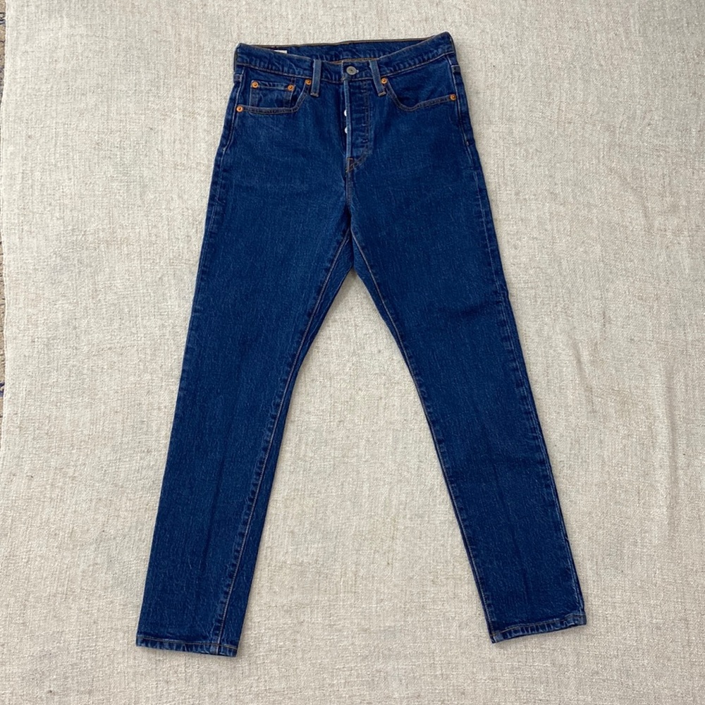 Levi’s 501 S dark blue skinny jeans size 27